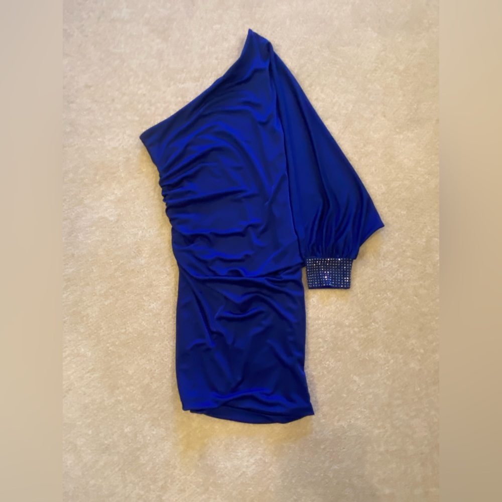 Love Culture Off the Shoulder Dress (Medium) with silver accents